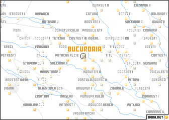 map of Bucuroaia