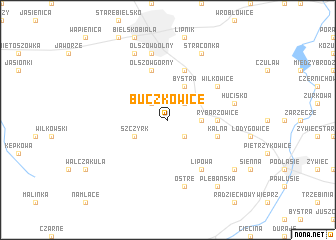 map of Buczkowice