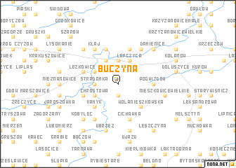 map of Buczyna