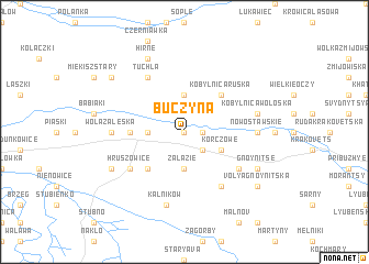 map of Buczyna