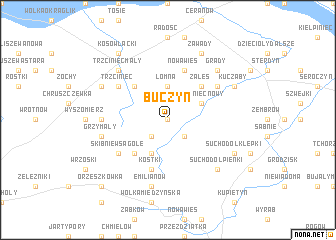 map of Buczyn