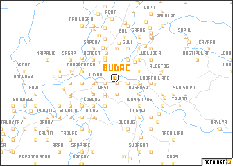 map of Budac