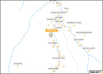 map of Buḑah