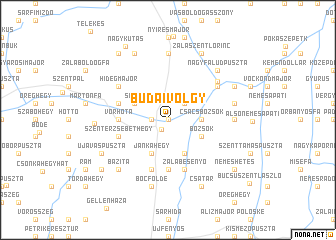 map of Budaivölgy