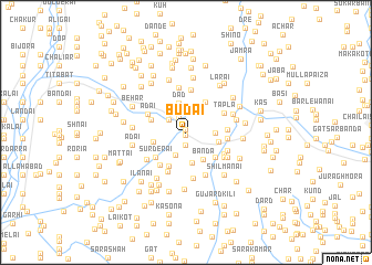 map of Budai