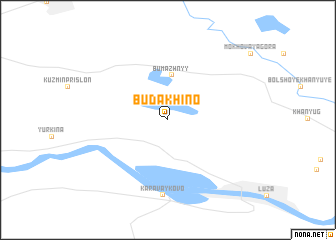 map of Budakhino