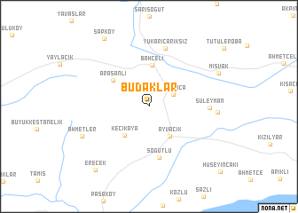 map of Budaklar