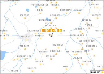 map of Budaklar