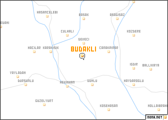 map of Budaklı