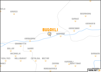 map of Budaklı