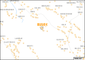 map of Budak