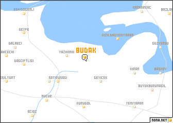 map of Budak