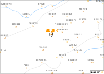 map of Budak