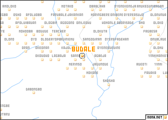 map of Budale