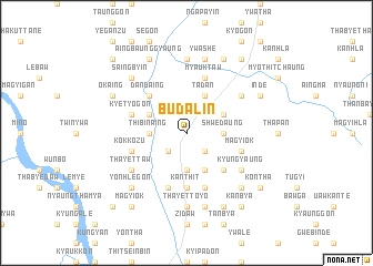 map of Budalin