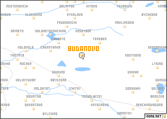 map of Budanovo