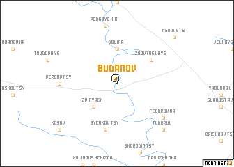 map of Budanov