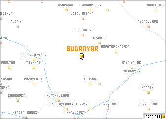 map of Budanyar