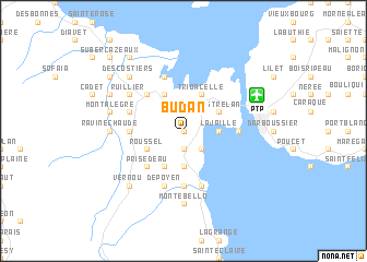 map of Budan