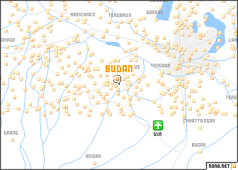 map of Budan