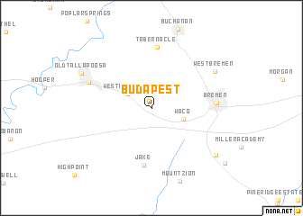 map of Budapest