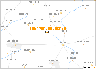 map of Buda Ponurovskaya