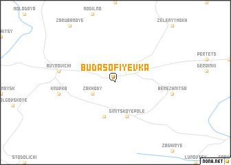 map of Buda-Sofiyevka