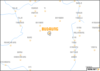 map of Budaung