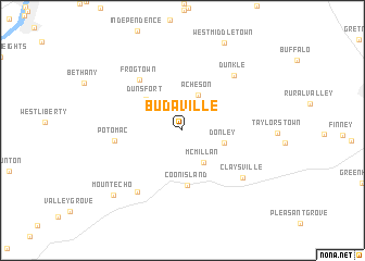 map of Budaville