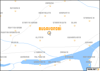 map of Buda-Vorobʼi