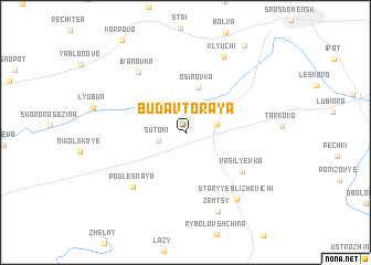 map of Buda Vtoraya