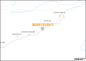 map of Budayevskiy