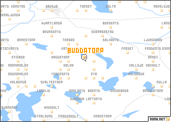 map of Buddatorp