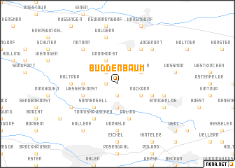 map of Buddenbaum