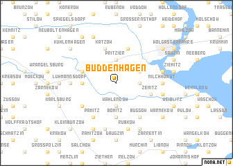 map of Buddenhagen