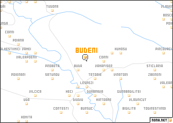 map of Budeni
