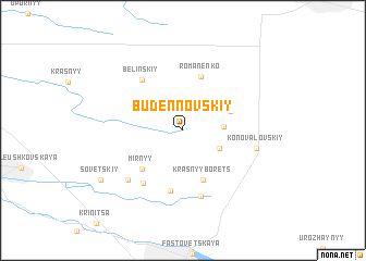 map of Budënnovskiy