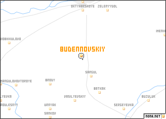 map of Budënnovskiy