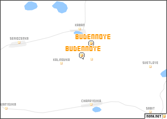 map of Budennoye