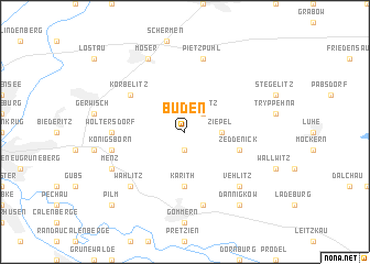 map of Büden