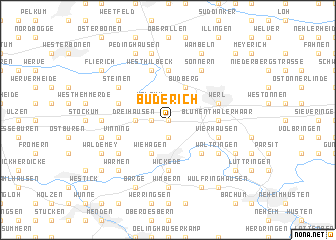 map of Büderich