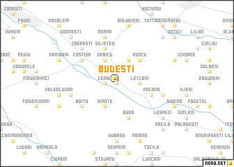 map of Budeşti