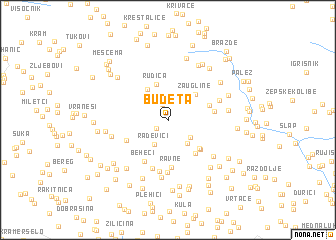 map of Budeta