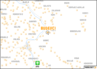 map of Buđevci