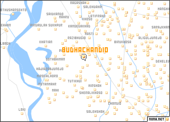 map of Budha Chāndio