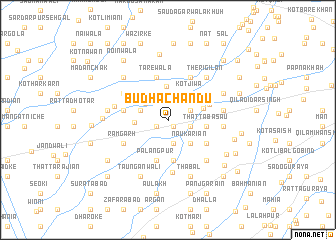 map of Būdha Chandu