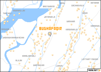 map of Budha Faqīr