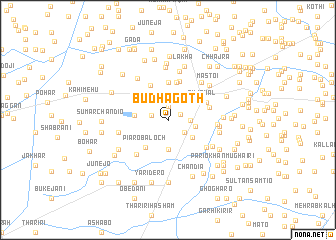 map of Budha Goth