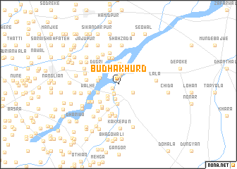 map of Budha Khurd