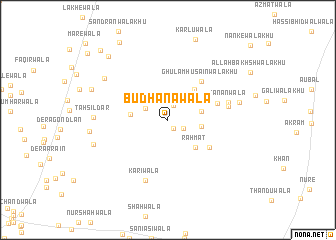 map of Budhānāwāla